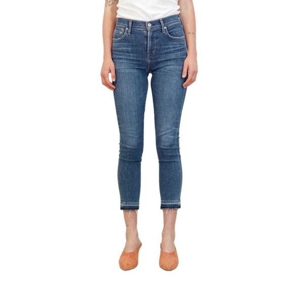 Citizens Of Humanity Denim - Citizens Of Humanity Rocket Crop High Rose Skinny Size 25